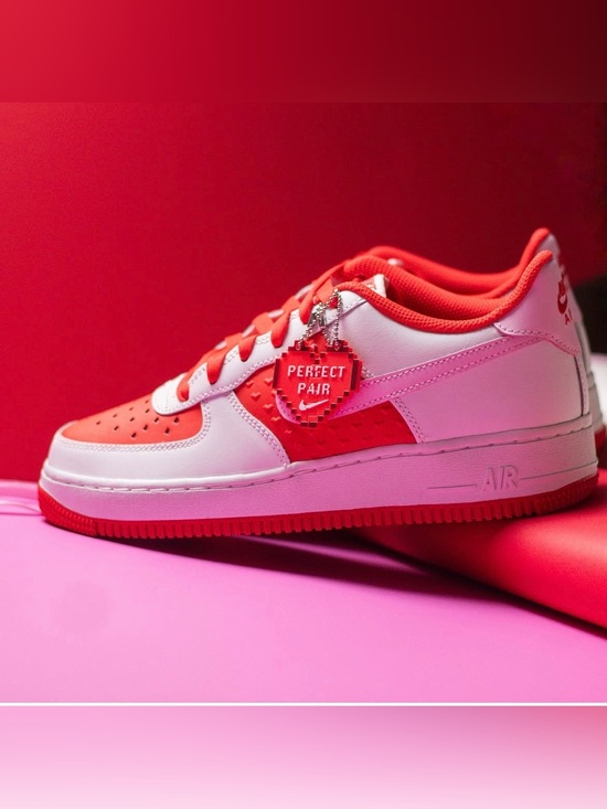 Shoes - 💕HTF NIKE AIR FORCE 1 VALENTINE’S DAY LIMITED EDITION SNEAKERS 5.5 Y 7 38 EU